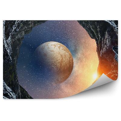 Fototapeta na zeď Planeta galaxie mléčná dráha nebe hvězdy vesmír vesmír