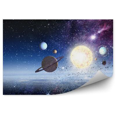 Fototapeta na zeď Planety nebe hvězdy galaxie vesmír vesmír