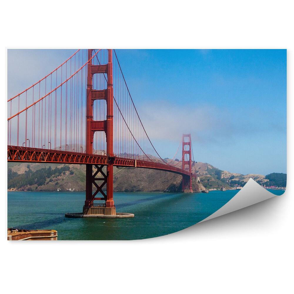 Samolepící fototapeta Golden Gate Bridge vodní ostrov