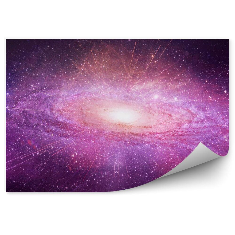 Fototapeta na zeď Pestrobarevné galaxie hvězdy vesmírný vzor