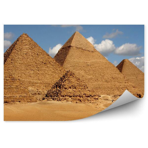 Fototapeta Egypt pyramidy písek velbloudi