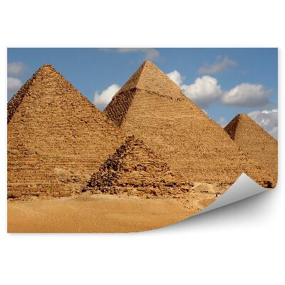 Fototapeta Egypt pyramidy písek velbloudi