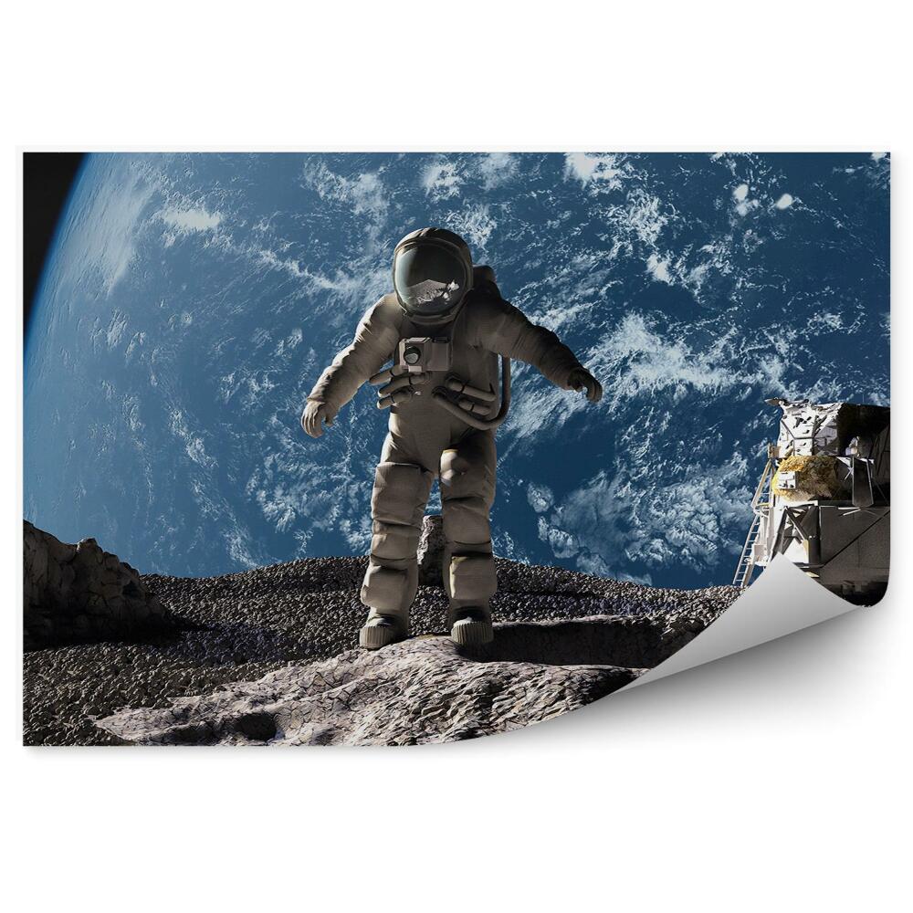 Fototapeta Astronaut vesmír planeta Země nebe hvězdy