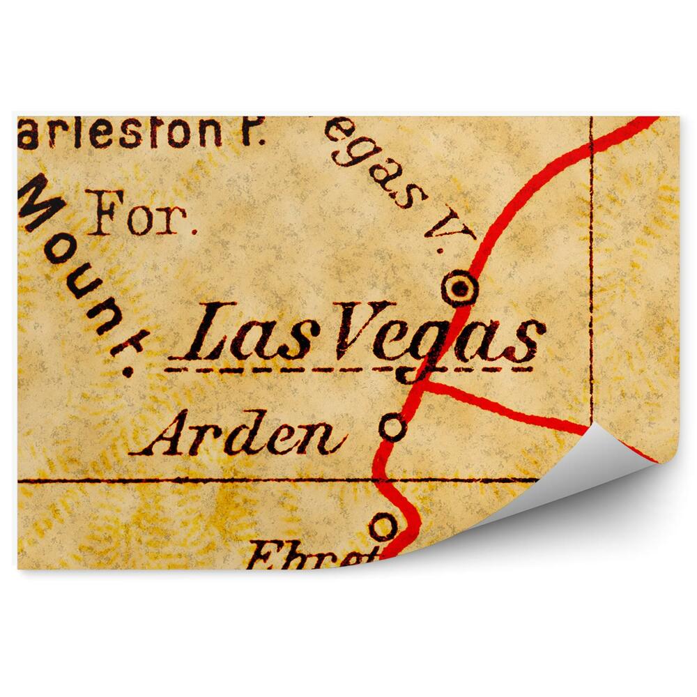 Fototapeta na zeď Stará mapa Las Vegas