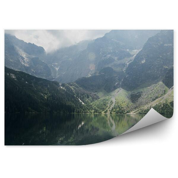 Fototapeta na zeď Tatry jezero mlha kameny