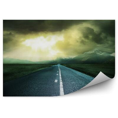 Samolepící fototapeta Khafreho pyramida Káhira budovy krajina balvany nebe