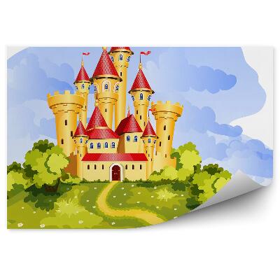 Fototapeta Grafická princezna hradní cesta