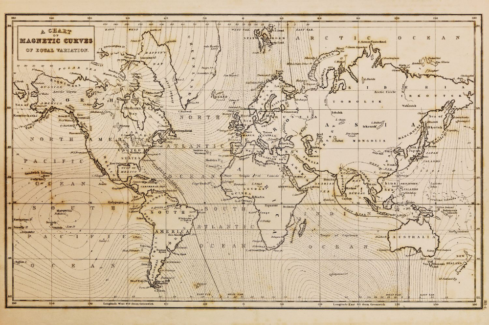 Fototapeta na zeď Stará mapa světa