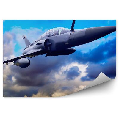 Samolepící fototapeta Mraky na obloze vojenských letadel