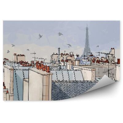 Fototapeta na zeď Paříž Francie - Střechy Paříž Francie