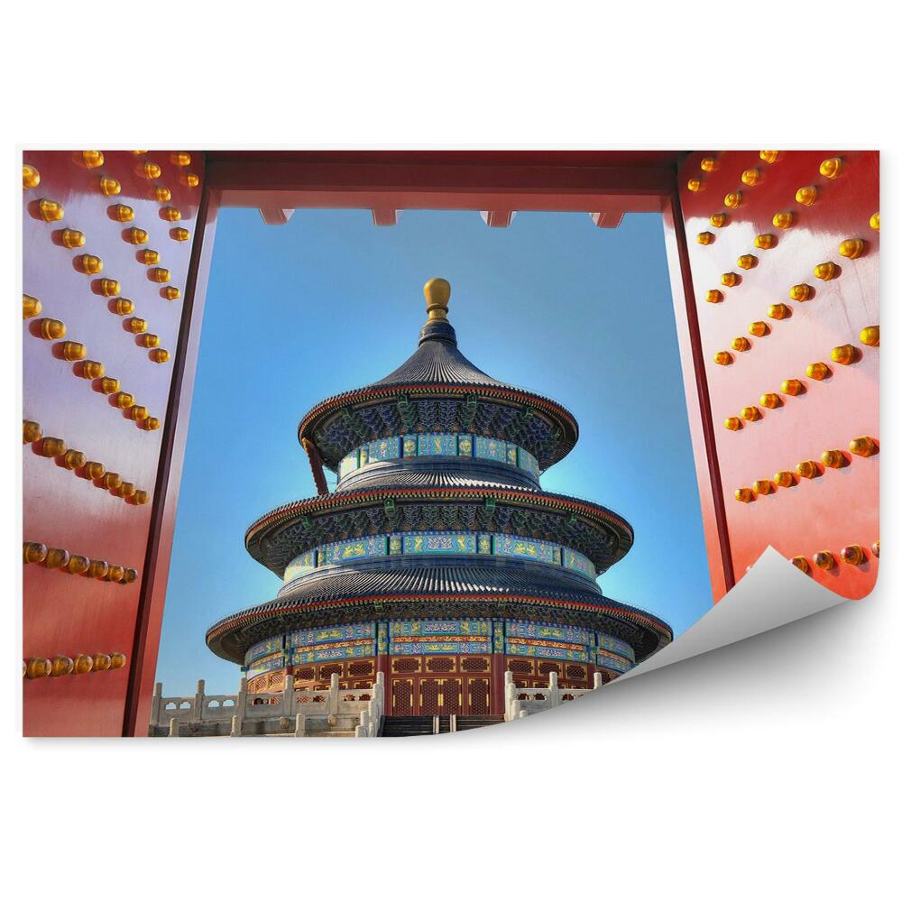 Fototapeta na zeď Chrám nebes Peking barvy stavební kultura