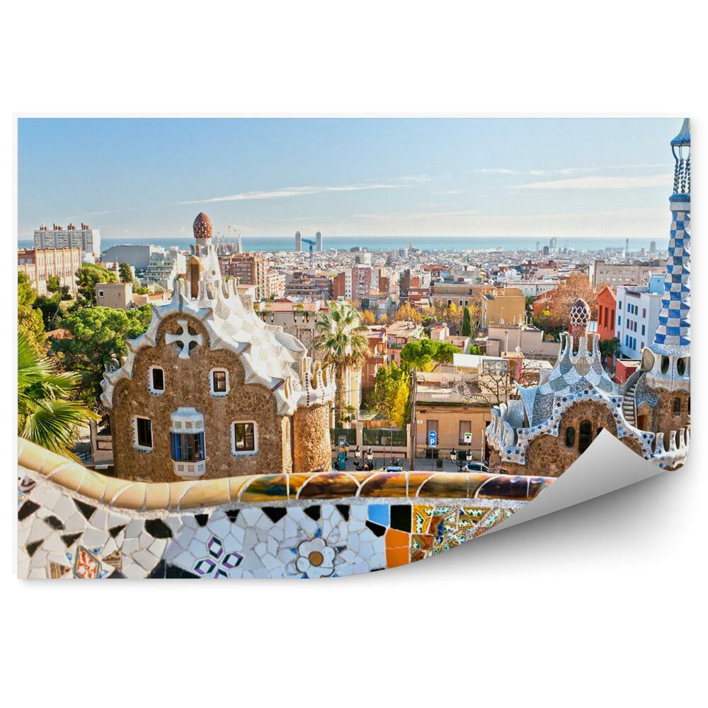 Samolepící tapeta Park Guell Barcelona Španělsko