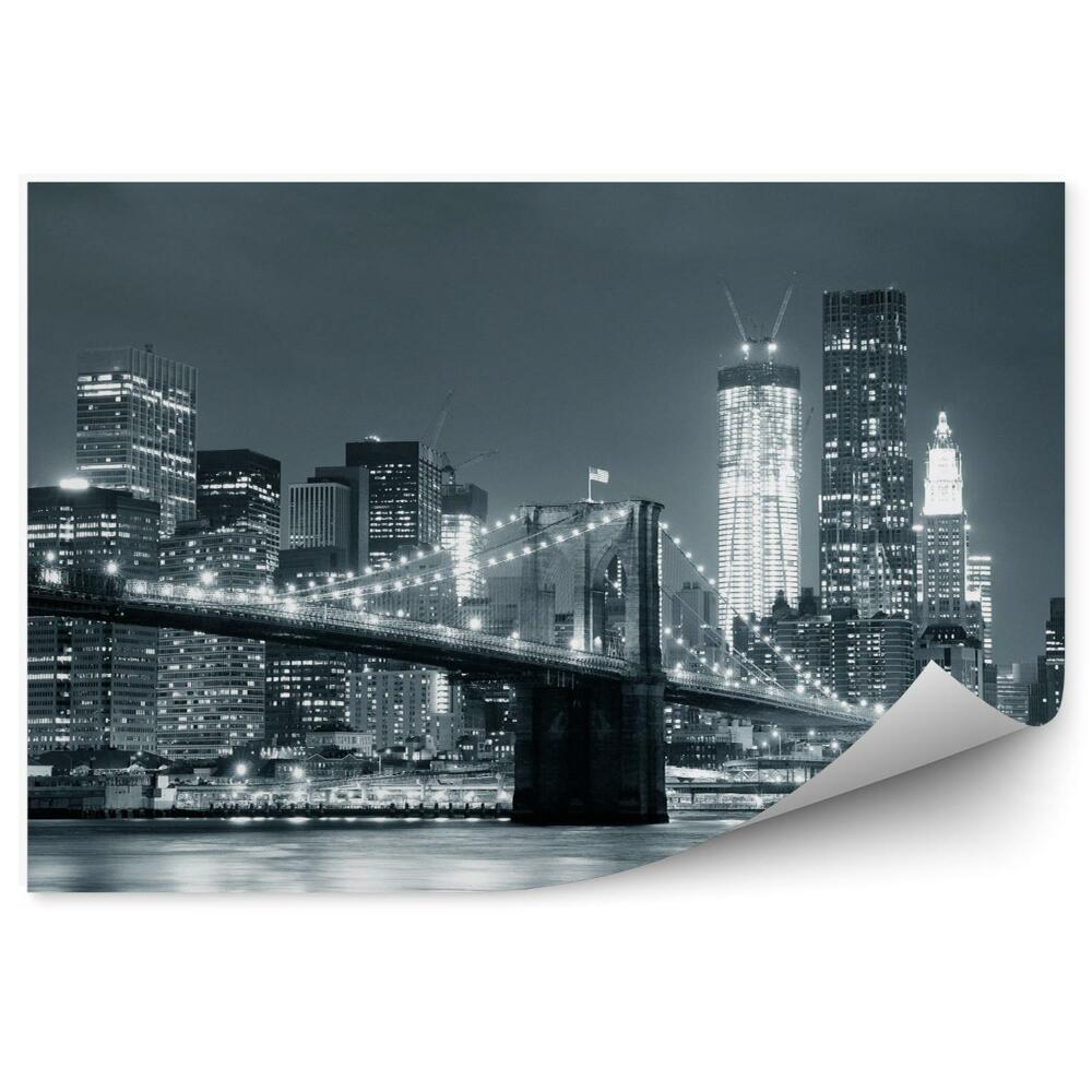 Fototapeta na zeď New York city brooklynský most