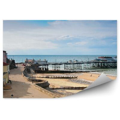 Fototapeta Pobřežní město Anglie pláž budovy