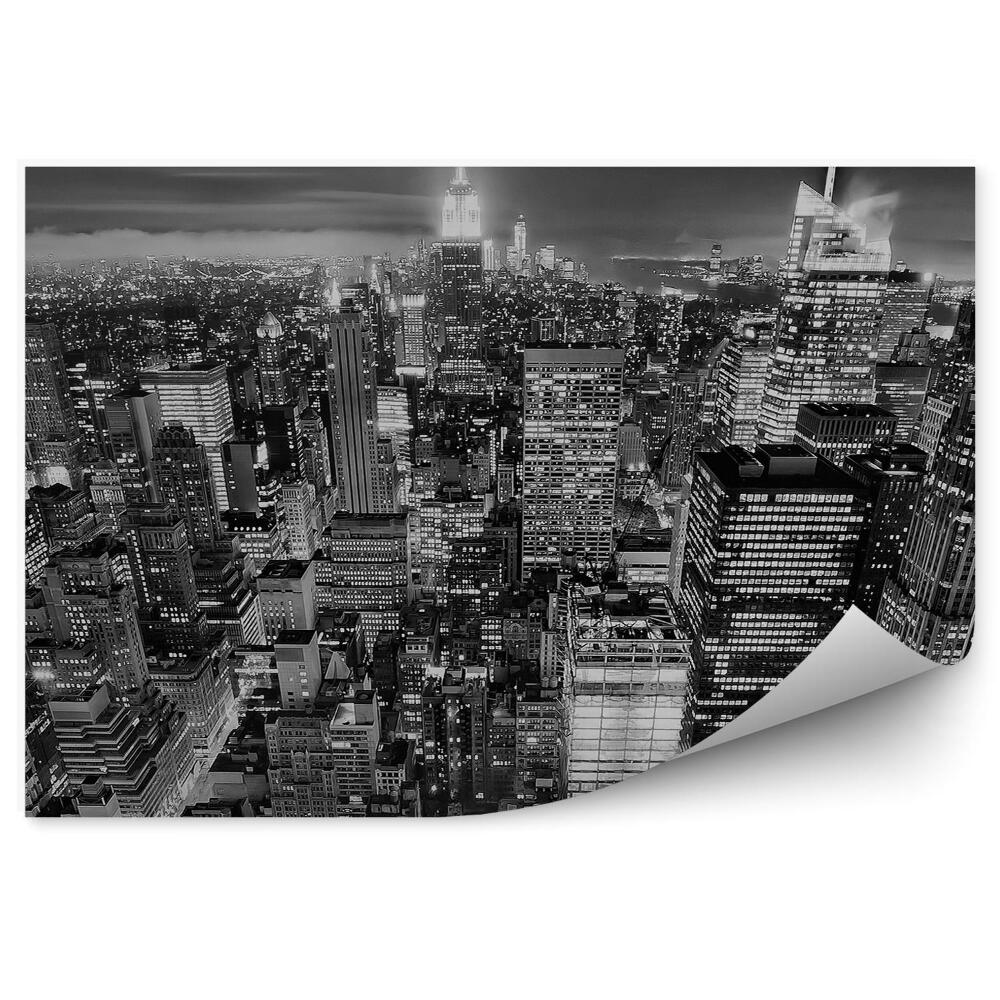 Fototapeta na zeď Černobílé ulice Manhattanu New York