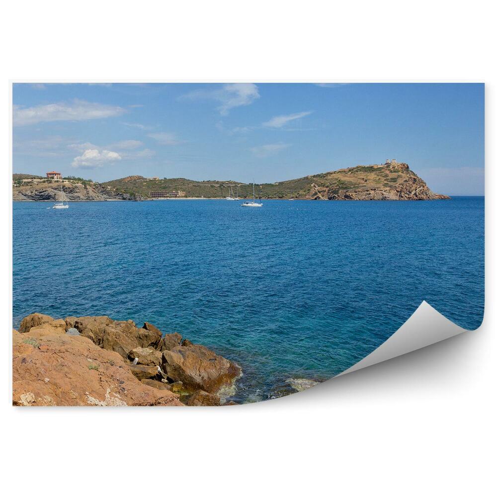Samolepící fototapeta Sounio krajina Attika Řecko