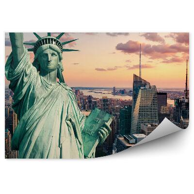 Fototapeta Socha svobody New York pohled na město