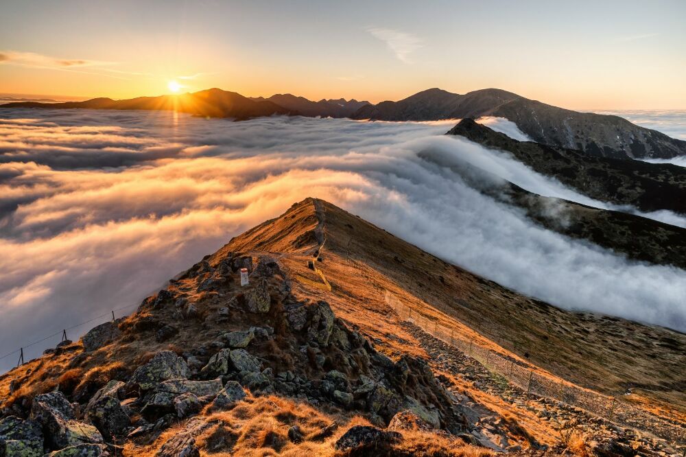 Samolepící fototapeta Červené pohoří Wierchy tatra Polsko