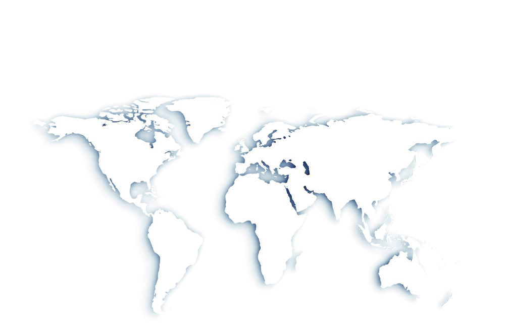 Samolepící fototapeta Bílá 3d mapa světa