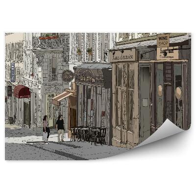 Fototapeta na zeď Ulice na Montmartru