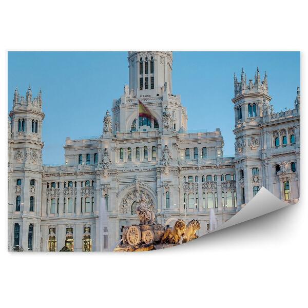 Fototapeta na zeď Fontána Cibeles Madrid Španělsko budova