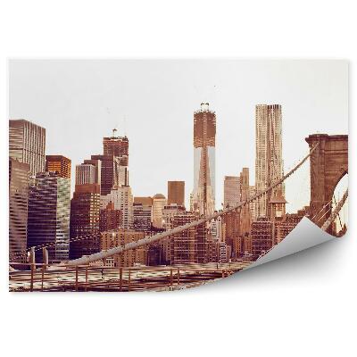 Fototapeta Městské budovy architektura Brooklynský most