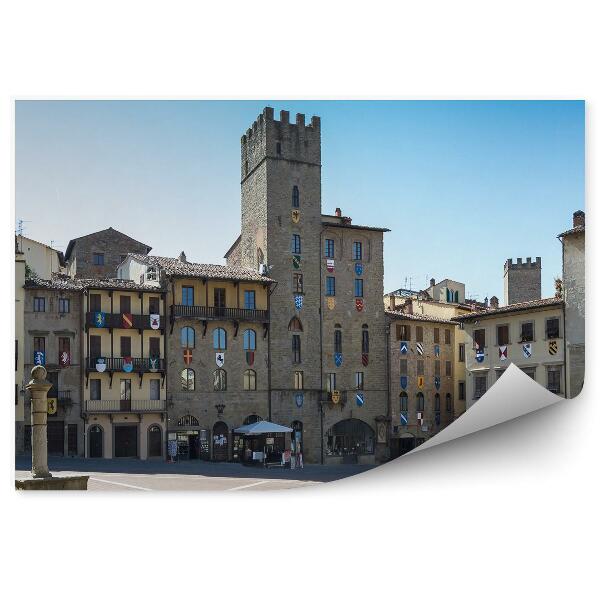 Samolepící tapeta Piazza Grande Arezzo Toskánsko