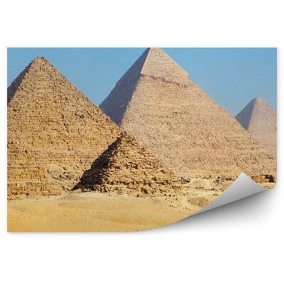 Fototapeta na zeď Pyramidy Káhira Egypt pouštní písek cestovatelé