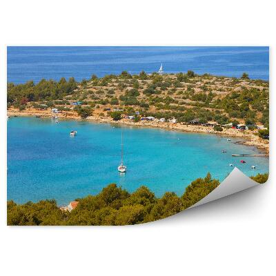 Fototapeta Jadran Chorvatsko ostrov modrá voda příroda