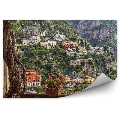 Fototapeta na zeď Rustikální interiér pohled na kopec budovy