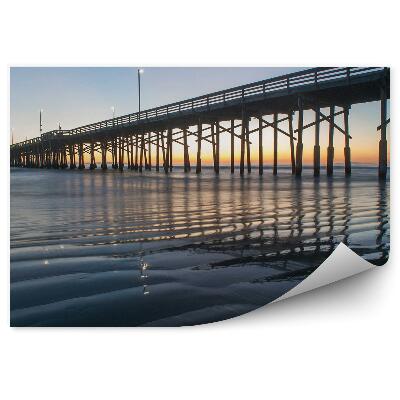 Fototapeta na zeď Molo nad vodou modrá voda