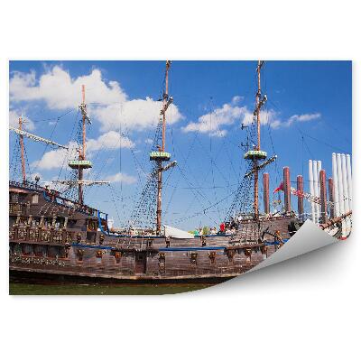 Samolepící fototapeta Pirátská loď ve vodách Baltského moře