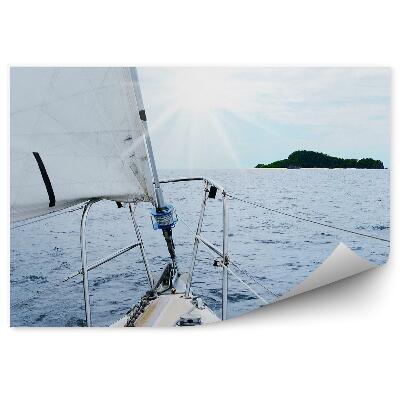 Fototapeta na zeď Jachta na otevřeném moři