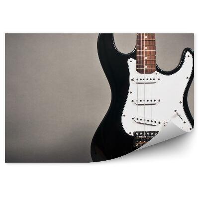 Fototapeta Elektrická kytara na šedém pozadí