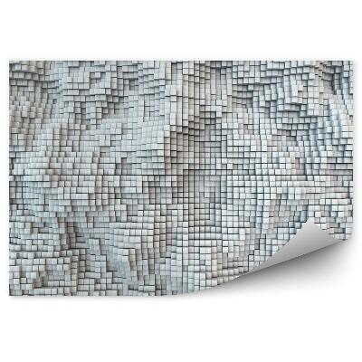 Fototapeta Bílá 3d dlaždice