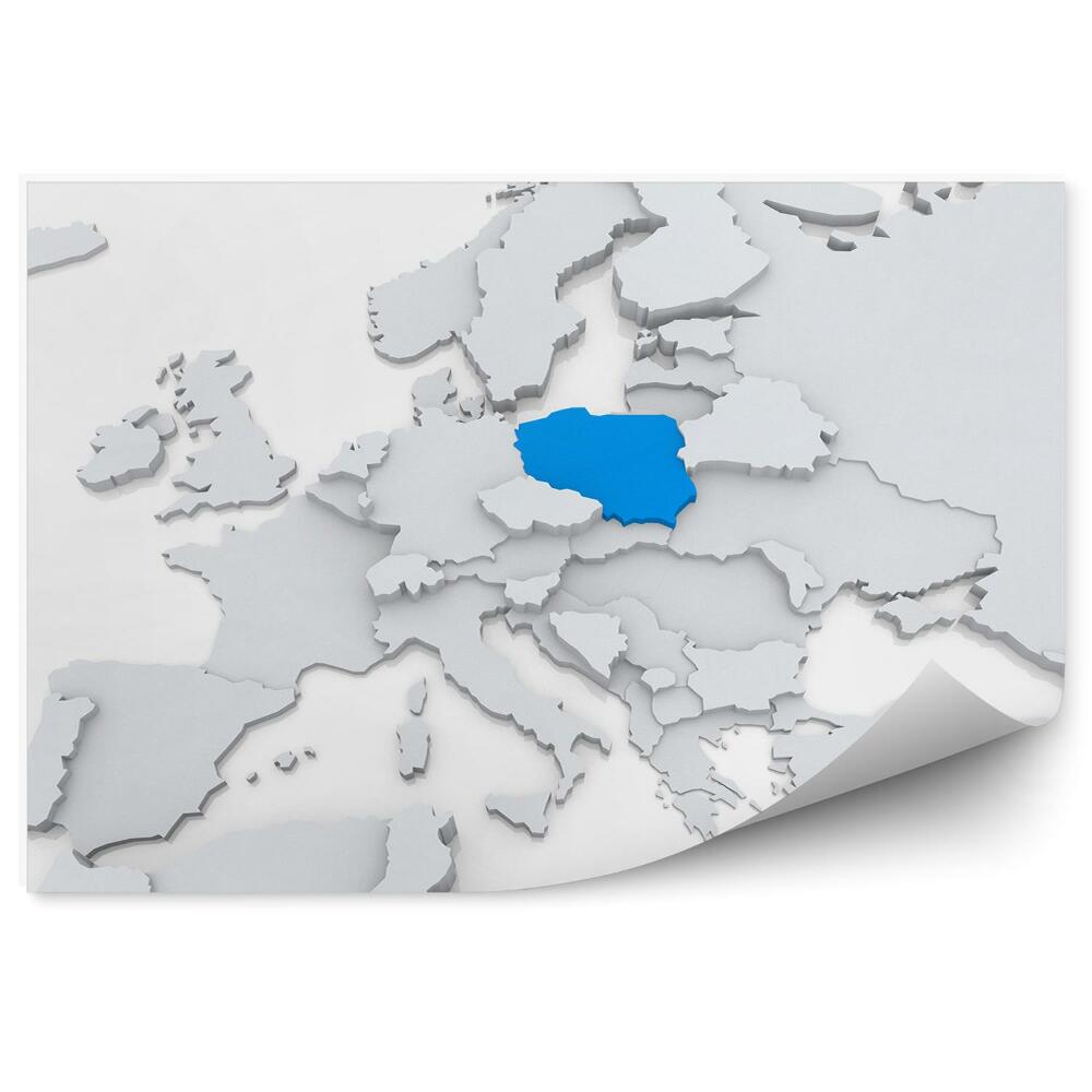 Samolepící fototapeta Země Evropy Polsko 3D
