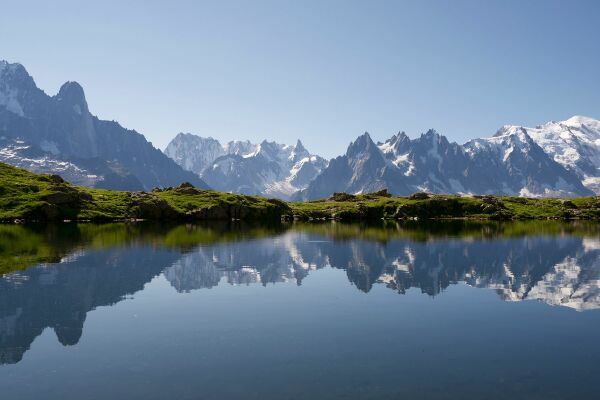 Fototapeta Alpy jezero hora