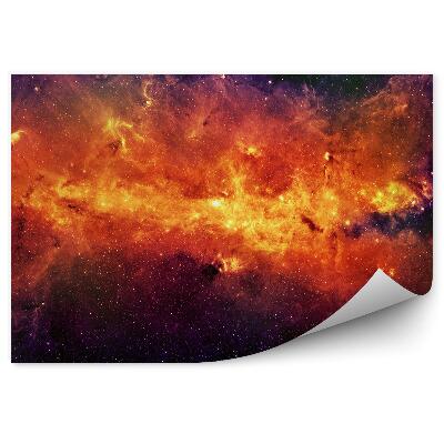 Fototapeta Maják auto skály nebe mraky galaxie hvězdy mléčná dráha