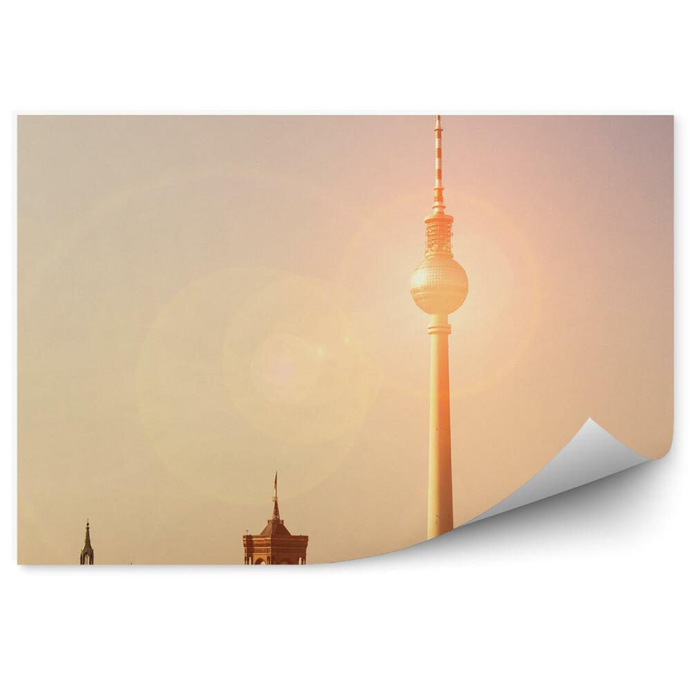 Fototapeta Televizní věž budovy Berlín světlo