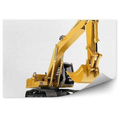 Fototapeta Bagr na hračky v detailním záběru