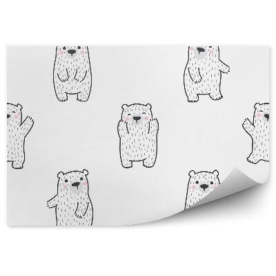 Fototapeta na zeď Vzor tančící medvídek pro děti