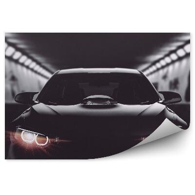 Fototapeta na zeď Sportovní vůz v záři světelného tunelu