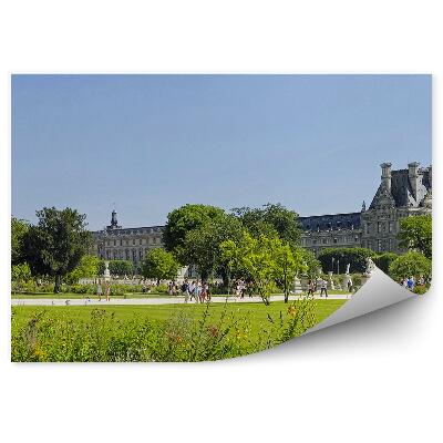 Fototapeta na zeď Slavný park lidé turisté květiny zeleň architektura