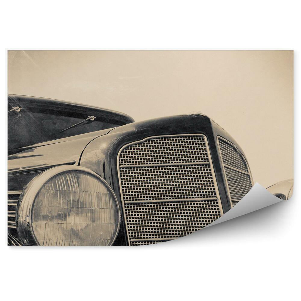 Fototapeta Detailní záběr na starý historický automobil