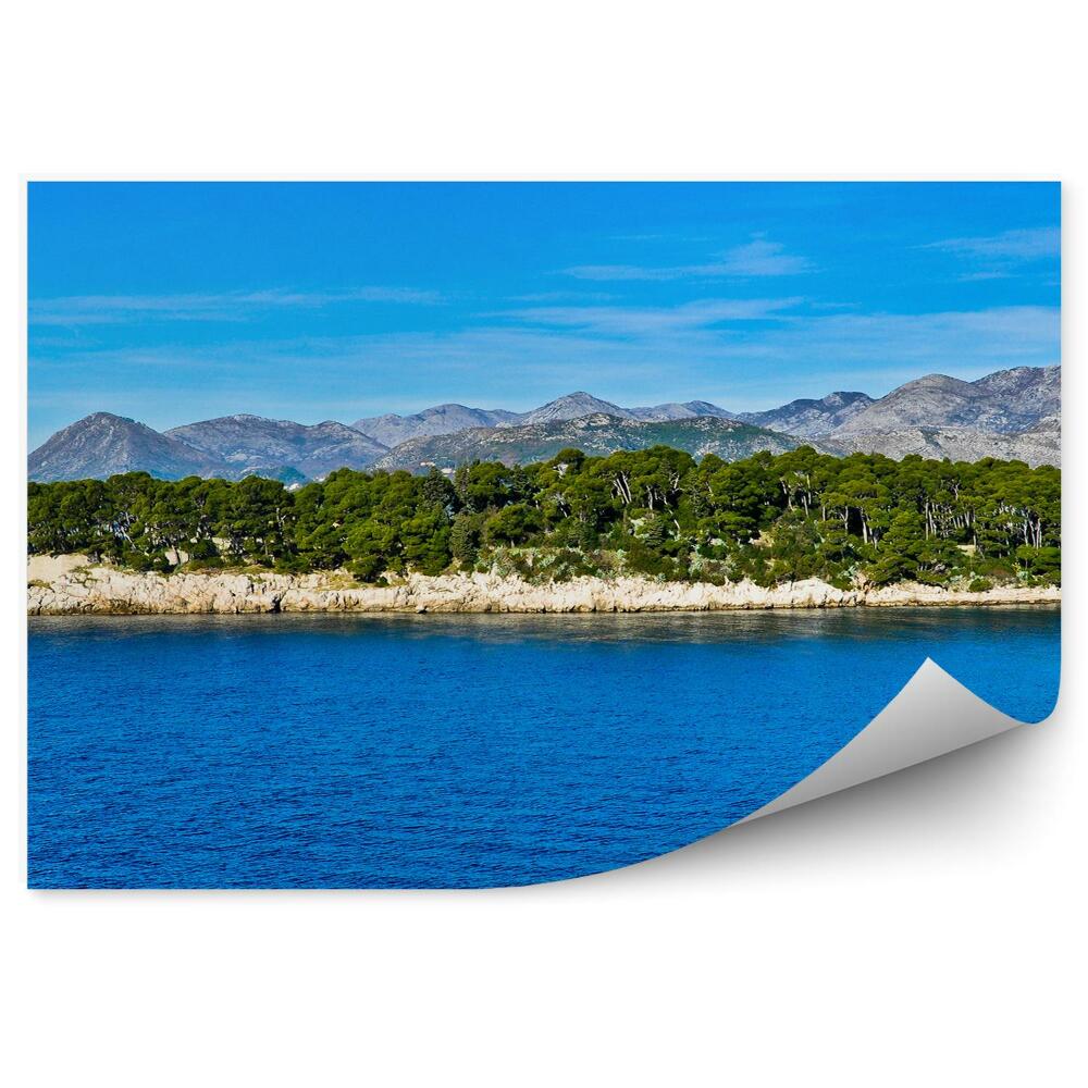Fototapeta na zeď Ostrov Dubrovník zelená vodní krajina
