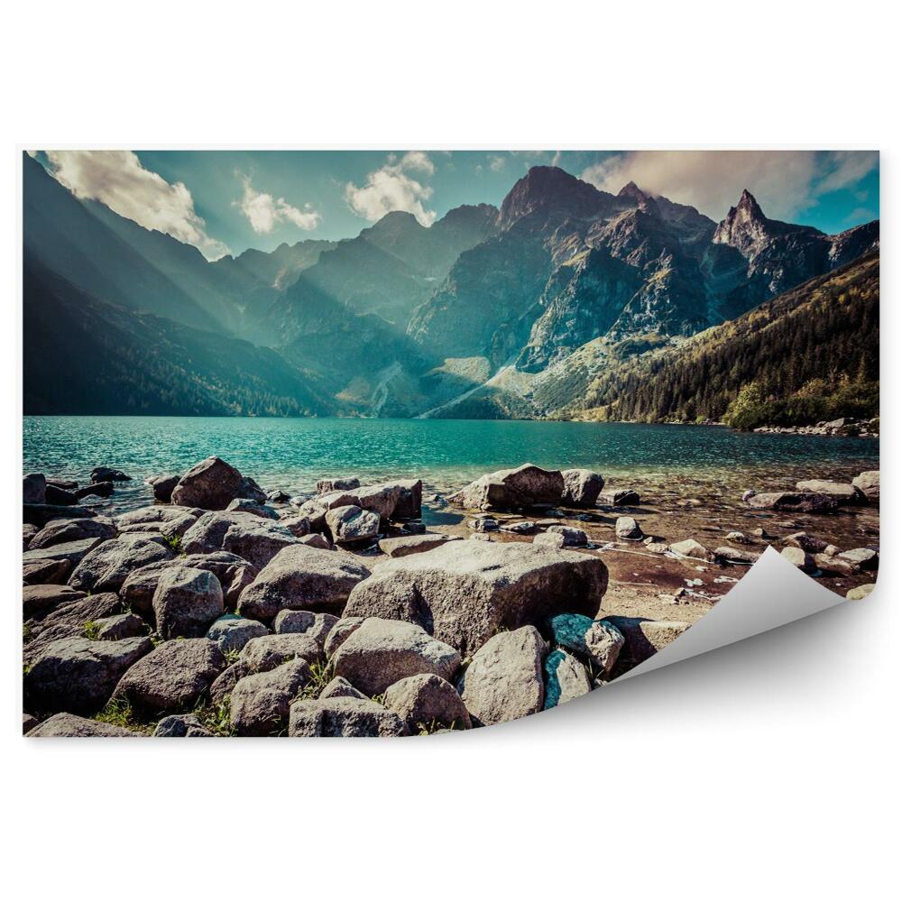 Fototapeta na zeď Horské vody Jezero Morskie Oko Tatry Polsko