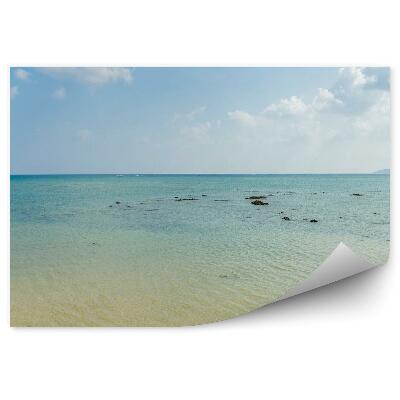 Samolepící fototapeta Pláž modrá voda