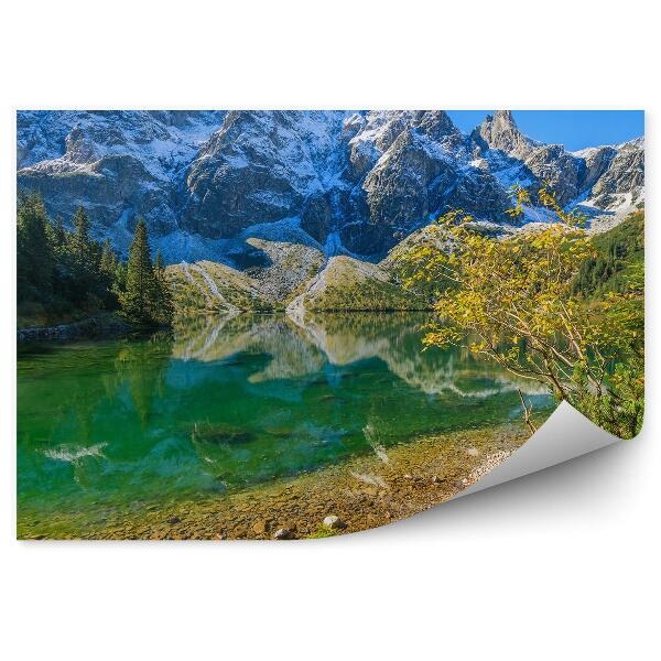 Fototapeta Zrcadlový odraz Tater v Morskie Oko