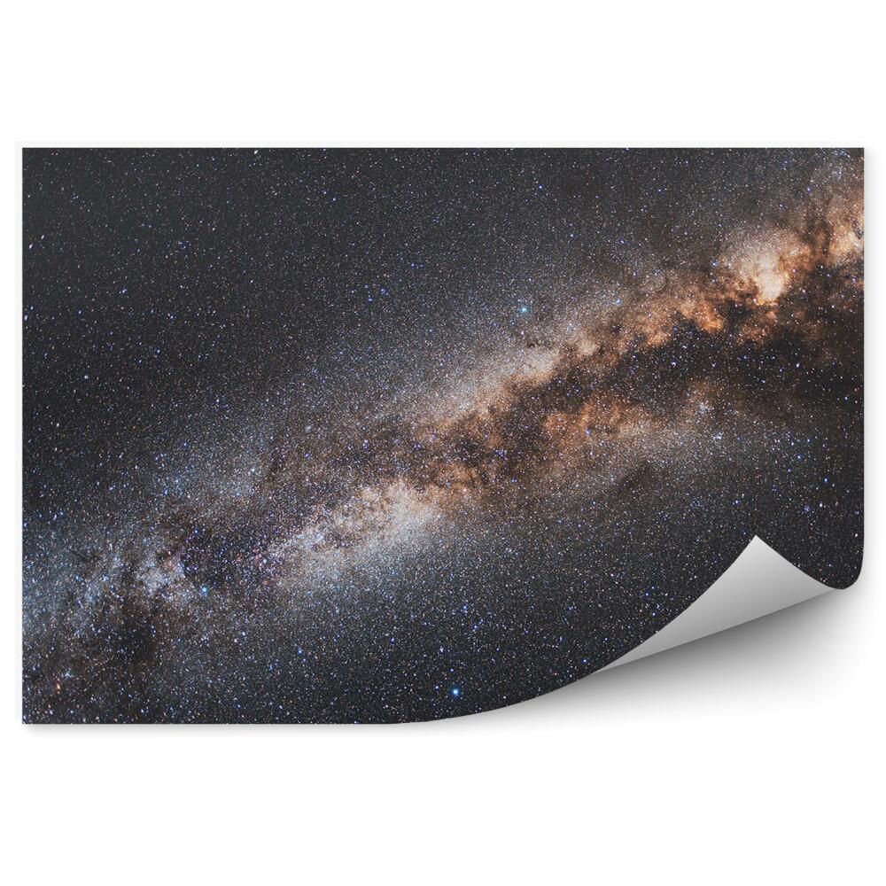 Fototapeta Mléčná dráha hory nebe hvězdy galaxie vesmír