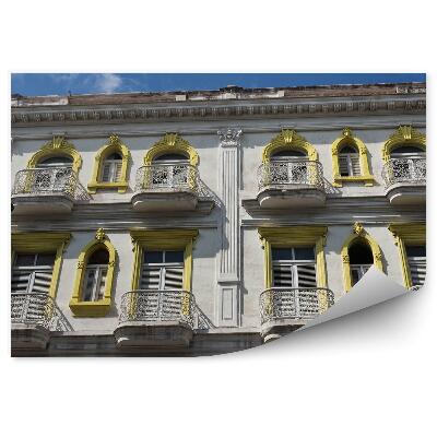 Fototapeta Koloniální fasáda stará havanská architektura